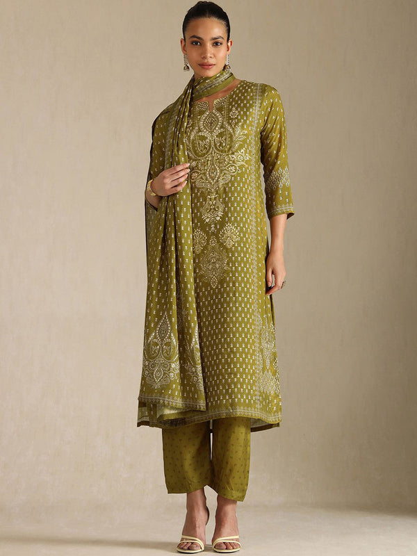 Women Floral Printed Kurta with Trousers & Dupatta