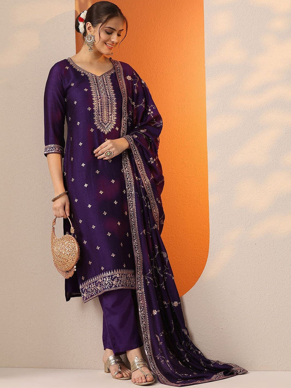 Women Ethnic Motifs Printed Kurta with Trouser & Dupatta